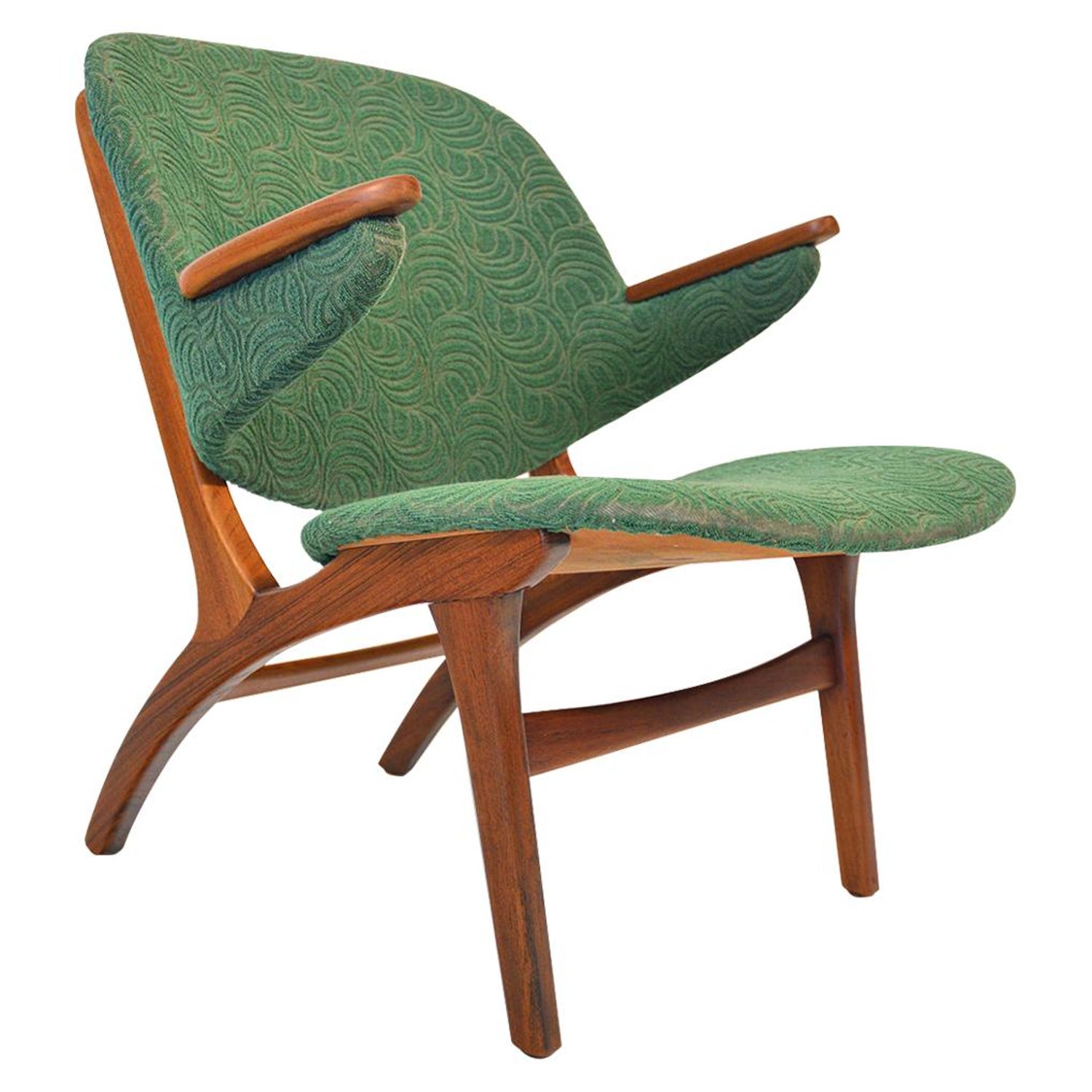 Carl Edward Matthes Model 33A Lounge Chair in Teak For Sale at 1stDibs