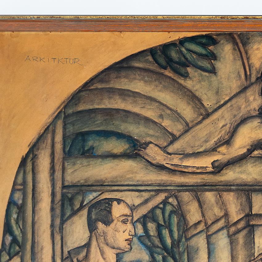 Scandinave moderne Carl Einar Forseth (1892-1988) 