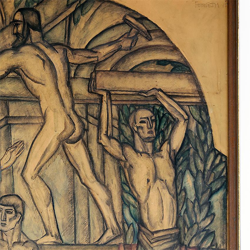 20ième siècle Carl Einar Forseth (1892-1988) 