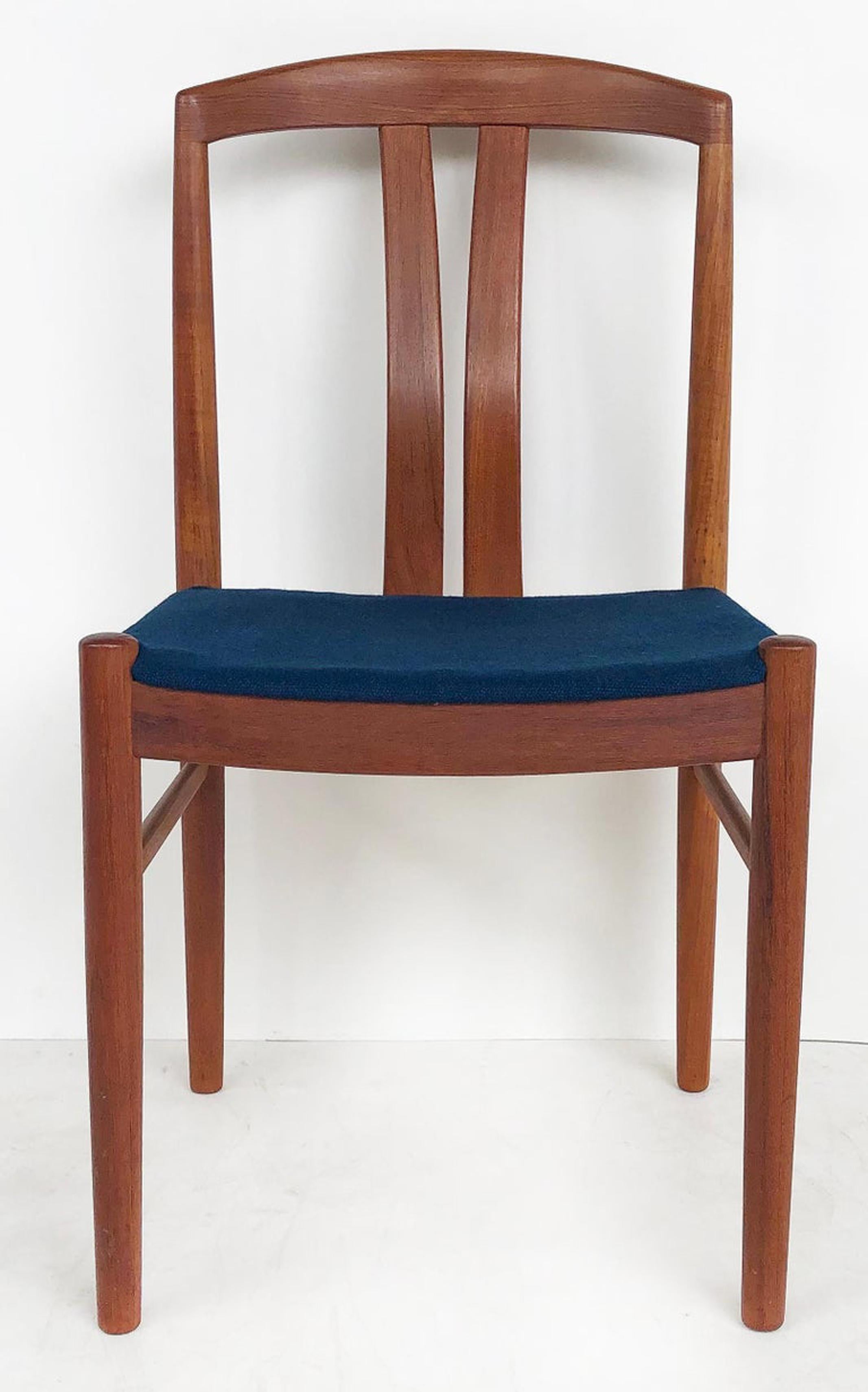 Scandinavian Modern Carl Ekstrom Albin Johansson Teak Dining Chairs, Set of 6
