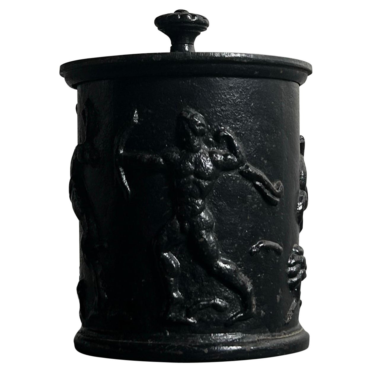 Carl Elmberg Lidded Jar produced by Näfveqvarns Bruk, Sweden 1920’s