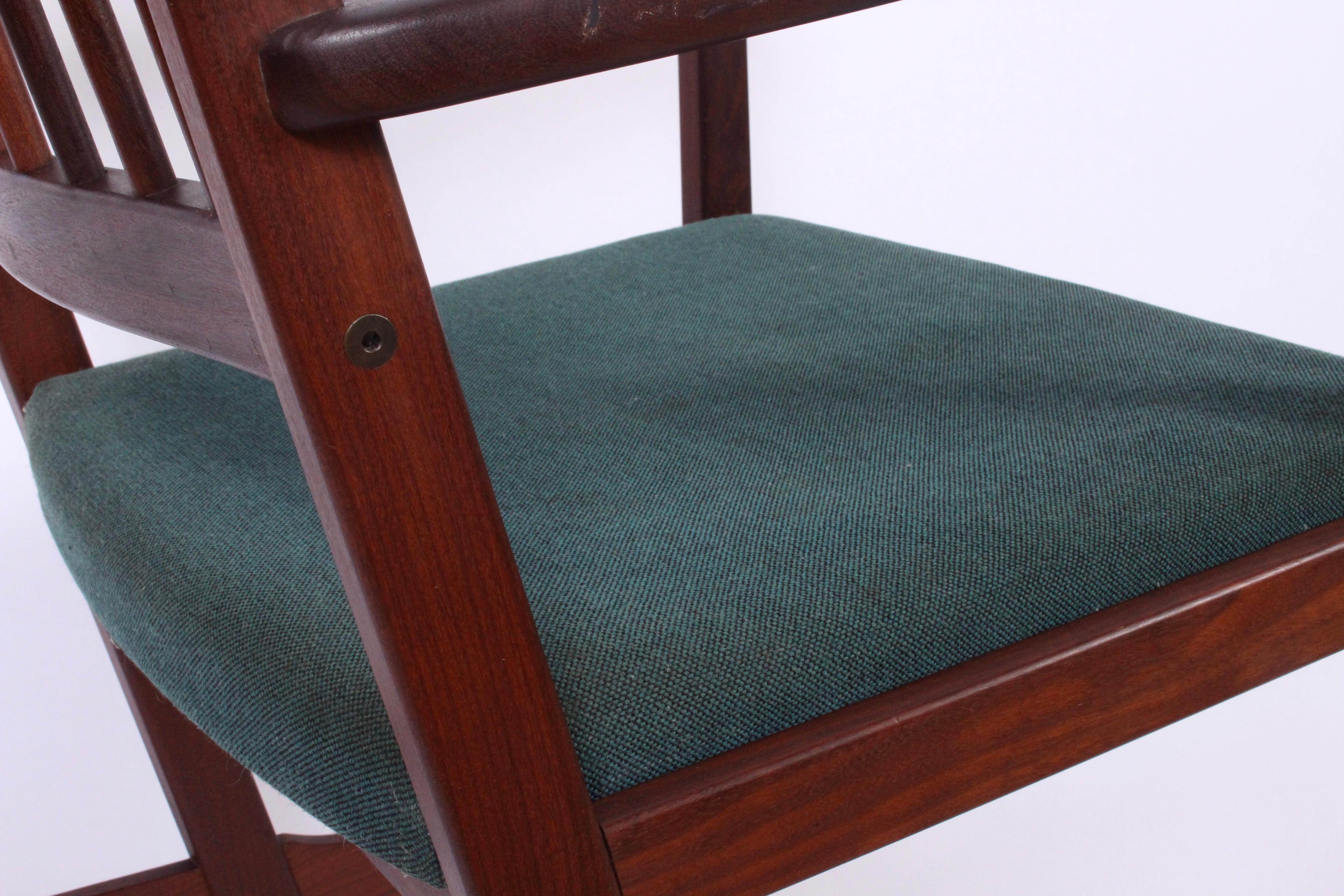 Mid-Century Modern Ynge Ekstrom Rosewood Rocking Chair, 1960s For Sale