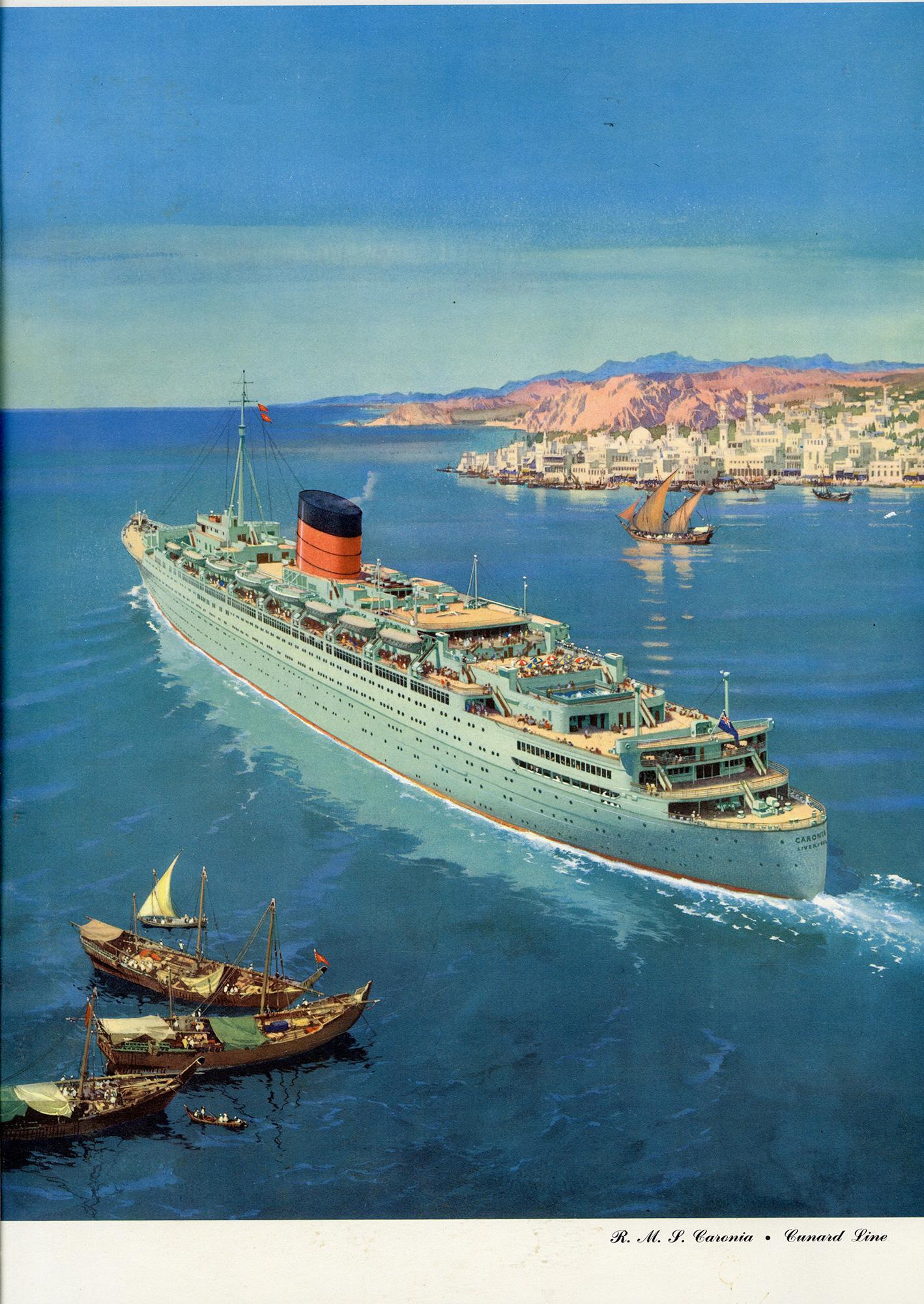 R.M.S. Caronia Cunard Line