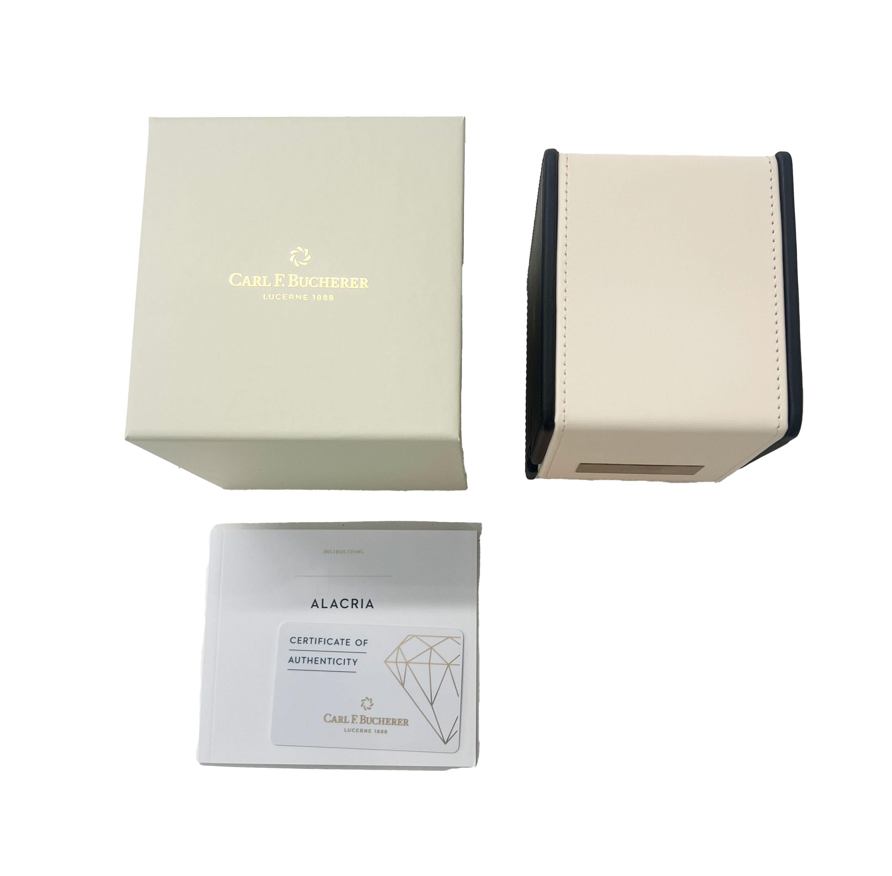 Reloj para mujer Carl F. Bucherer Alacria Queen 10702.01.90.11 de oro amarillo de 18 quilates 1