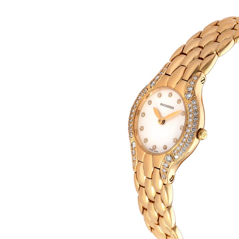 Carl F. Bucherer Medea 1141-3 Women's Watch in Yellow Gold For Sale at  1stDibs | bucherer watch