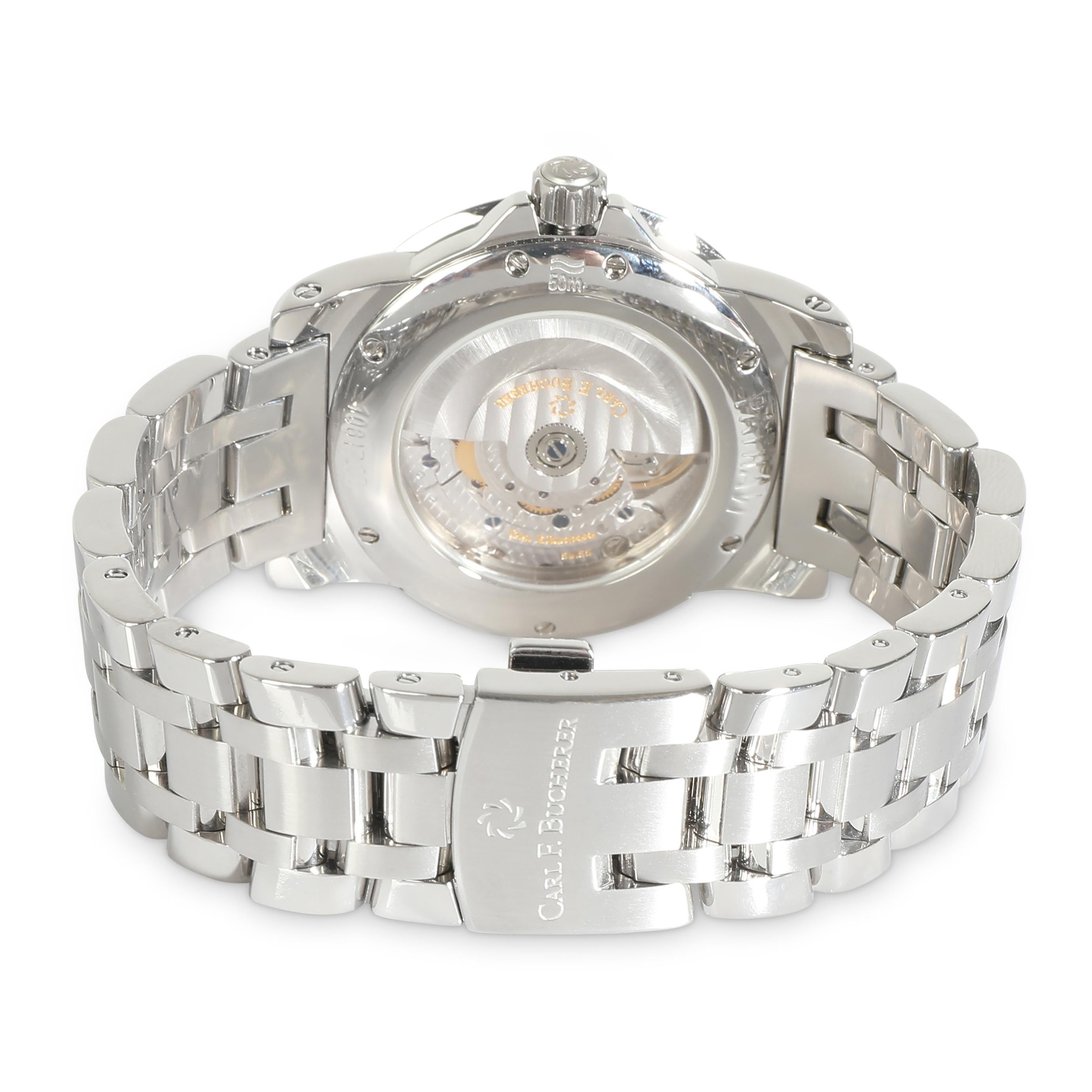 Carl F. Bucherer Patravi Autodate 00.10617.08.77.31 Unisex Watch in  Stainless S

SKU: 138900

PRIMARY DETAILS
Brand: Carl F. Bucherer
Model: Patravi Autodate
Country of Origin: Switzerland
Movement Type: Mechanical: Automatic/Kinetic
Year of