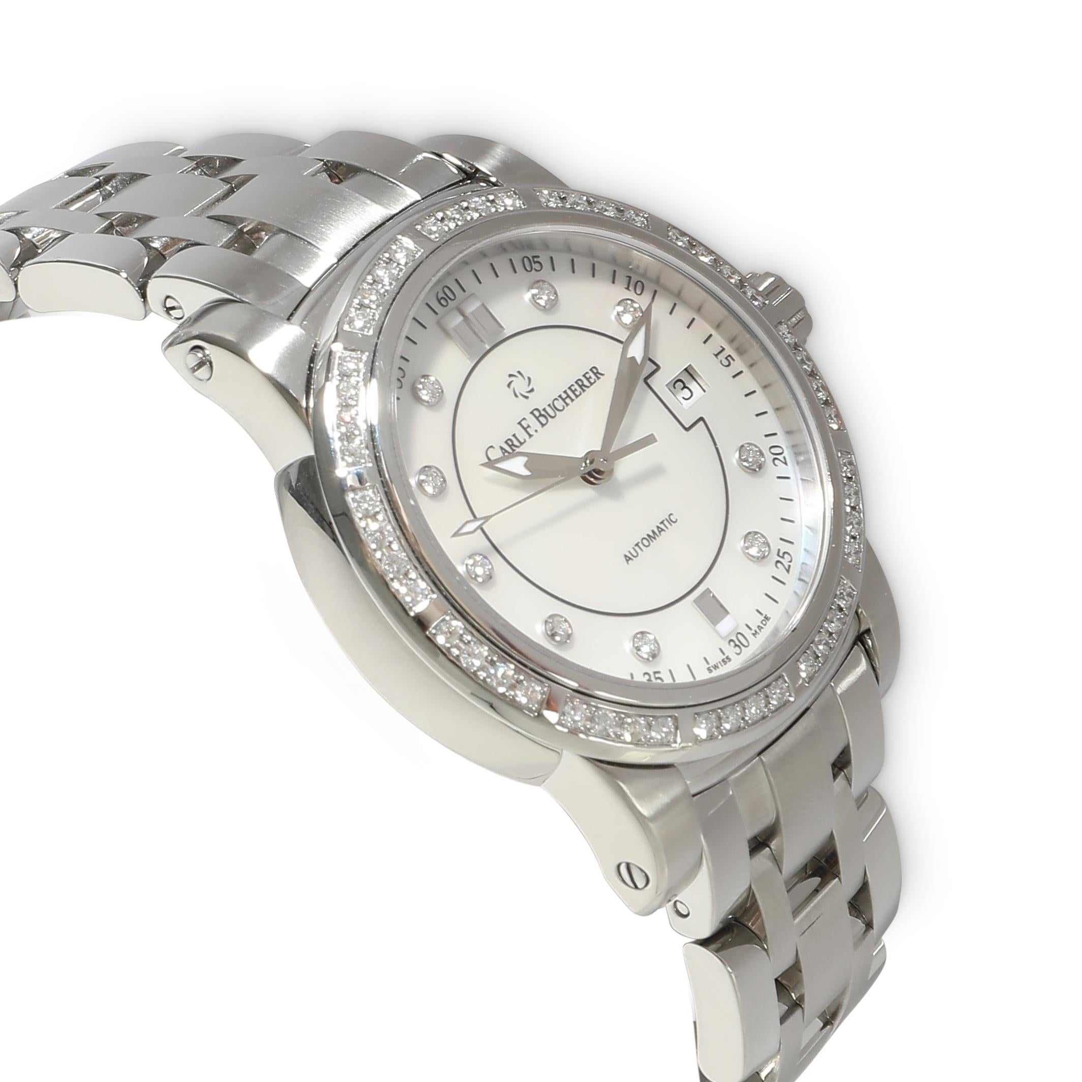 Carl F. Bucherer Patravi Autodate 00.10617.08.77.31 Unisex Watch in  Stainless S For Sale 1