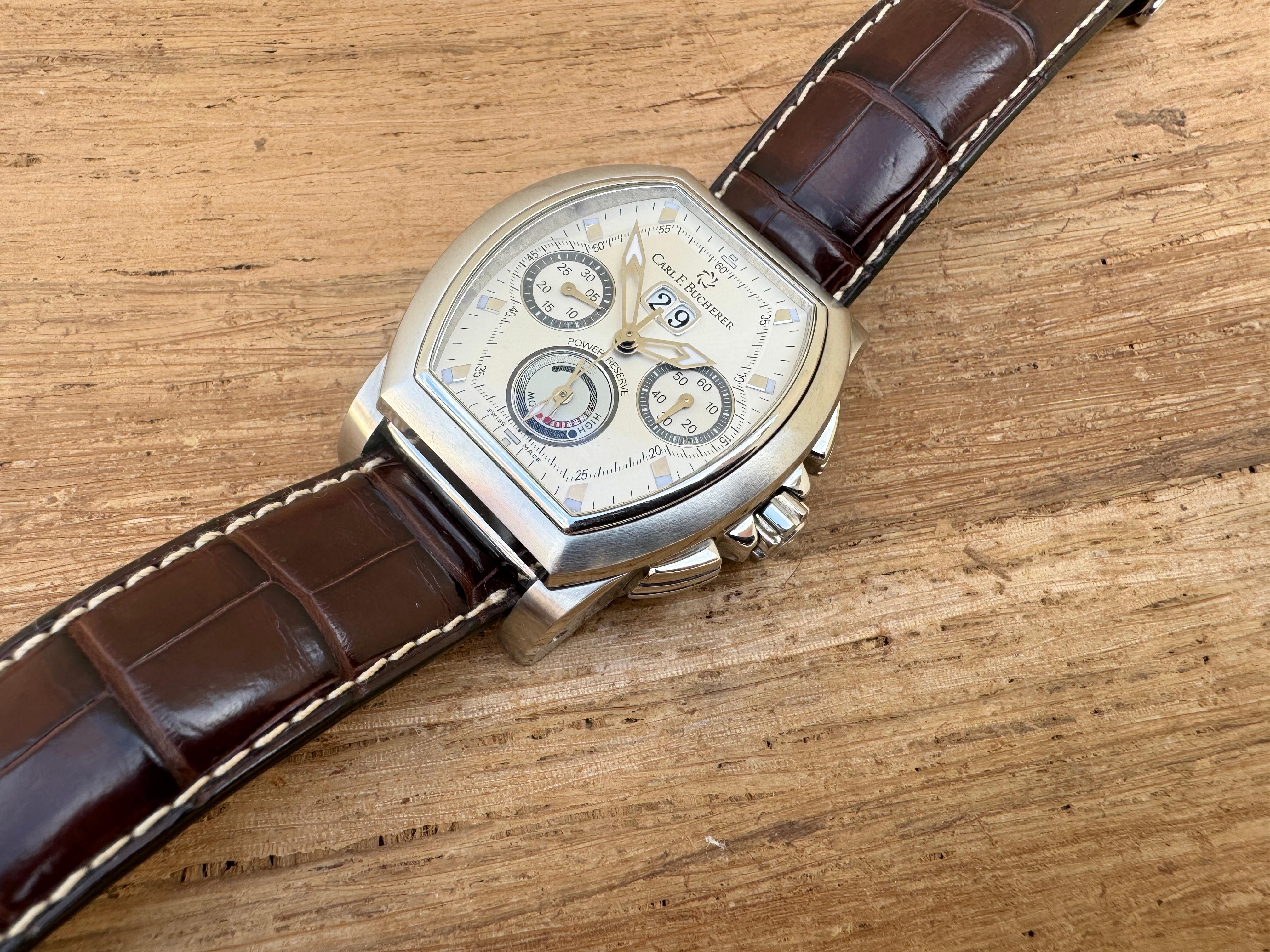 Carl F. Bucherer Patravi Chronograph Superb Automatic Watch For Sale 6