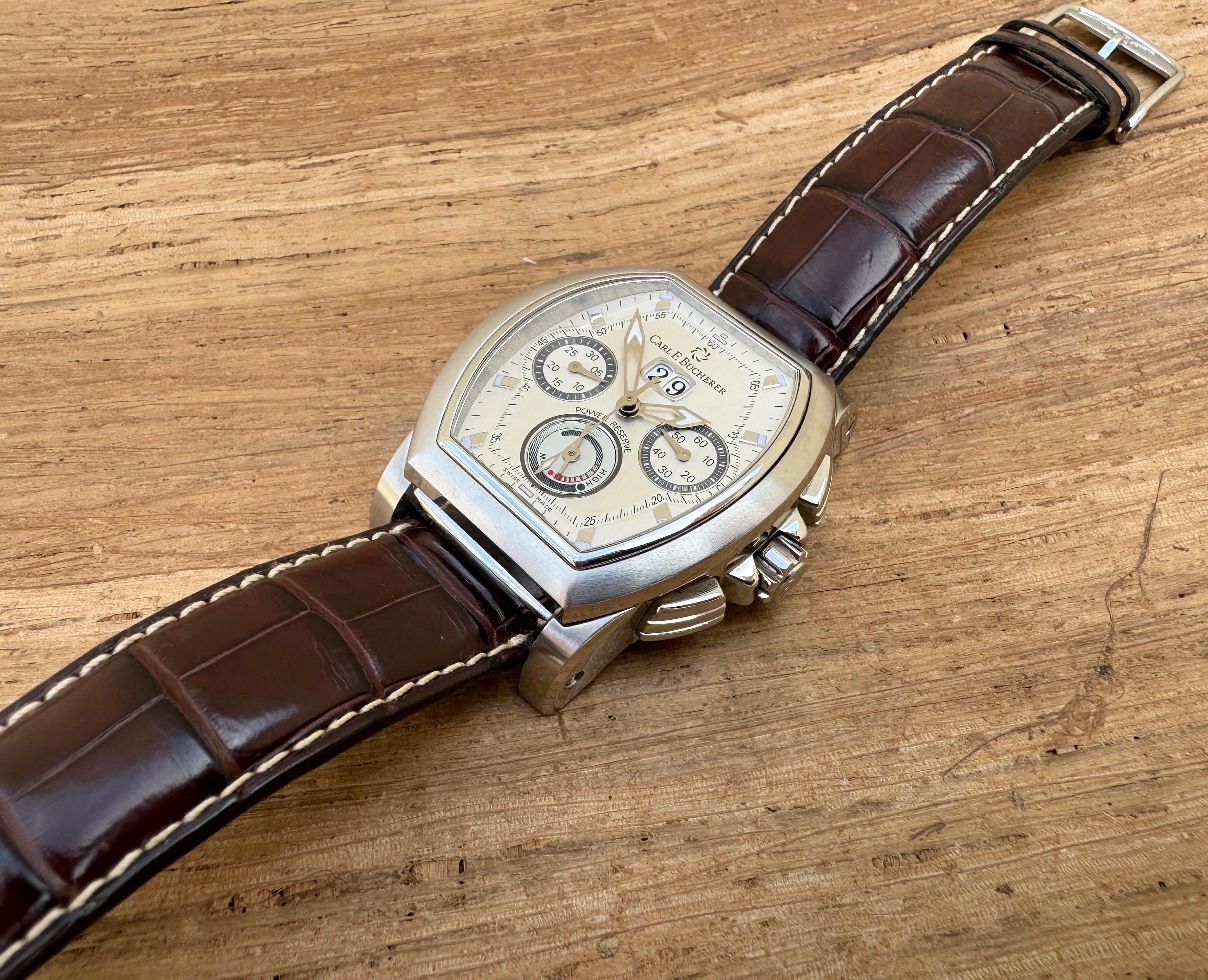 Carl F. Bucherer Patravi Chronograph Superb Automatic Watch For Sale 1
