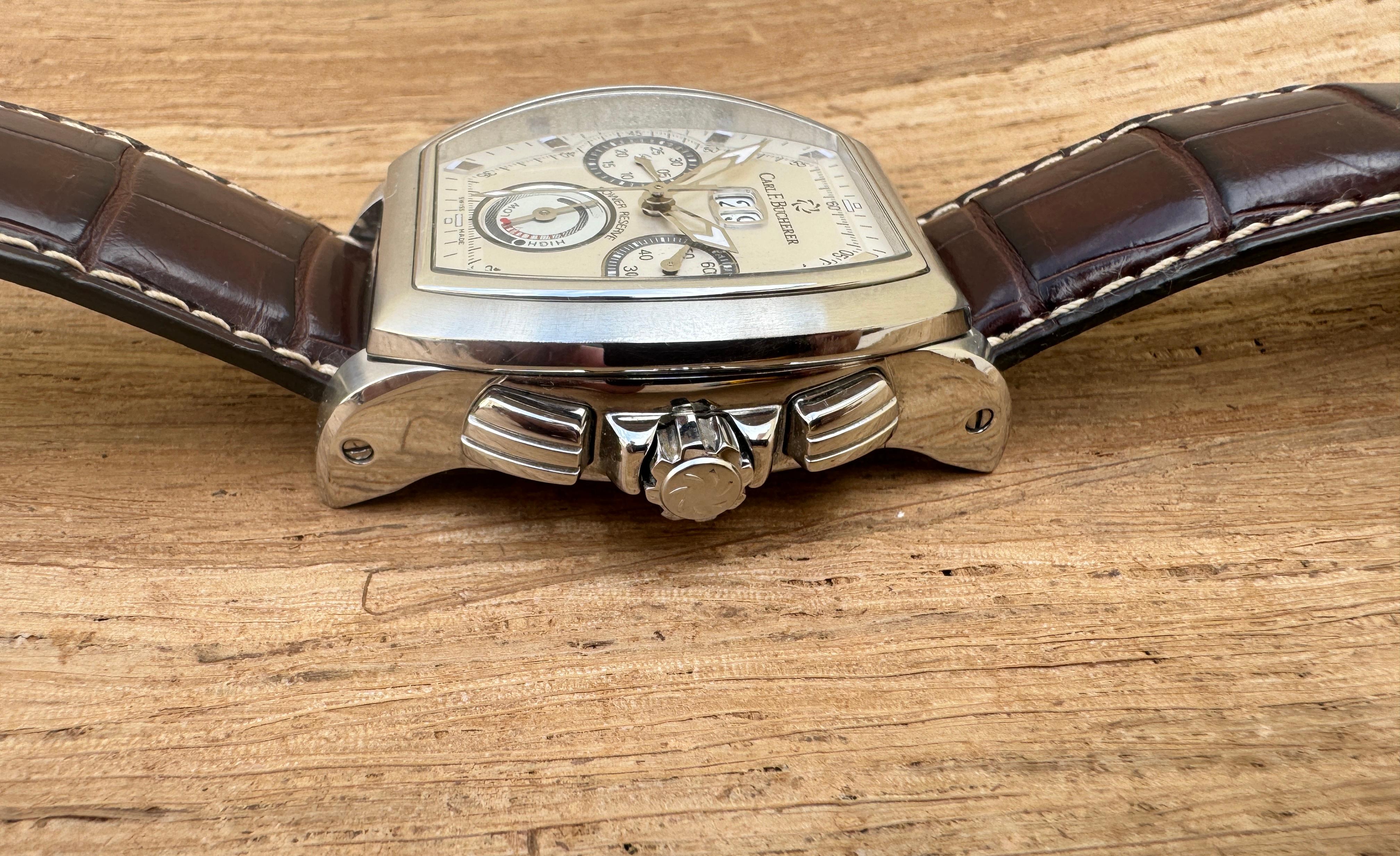 Carl F. Bucherer Patravi Chronograph Superb Automatic Watch For Sale 2
