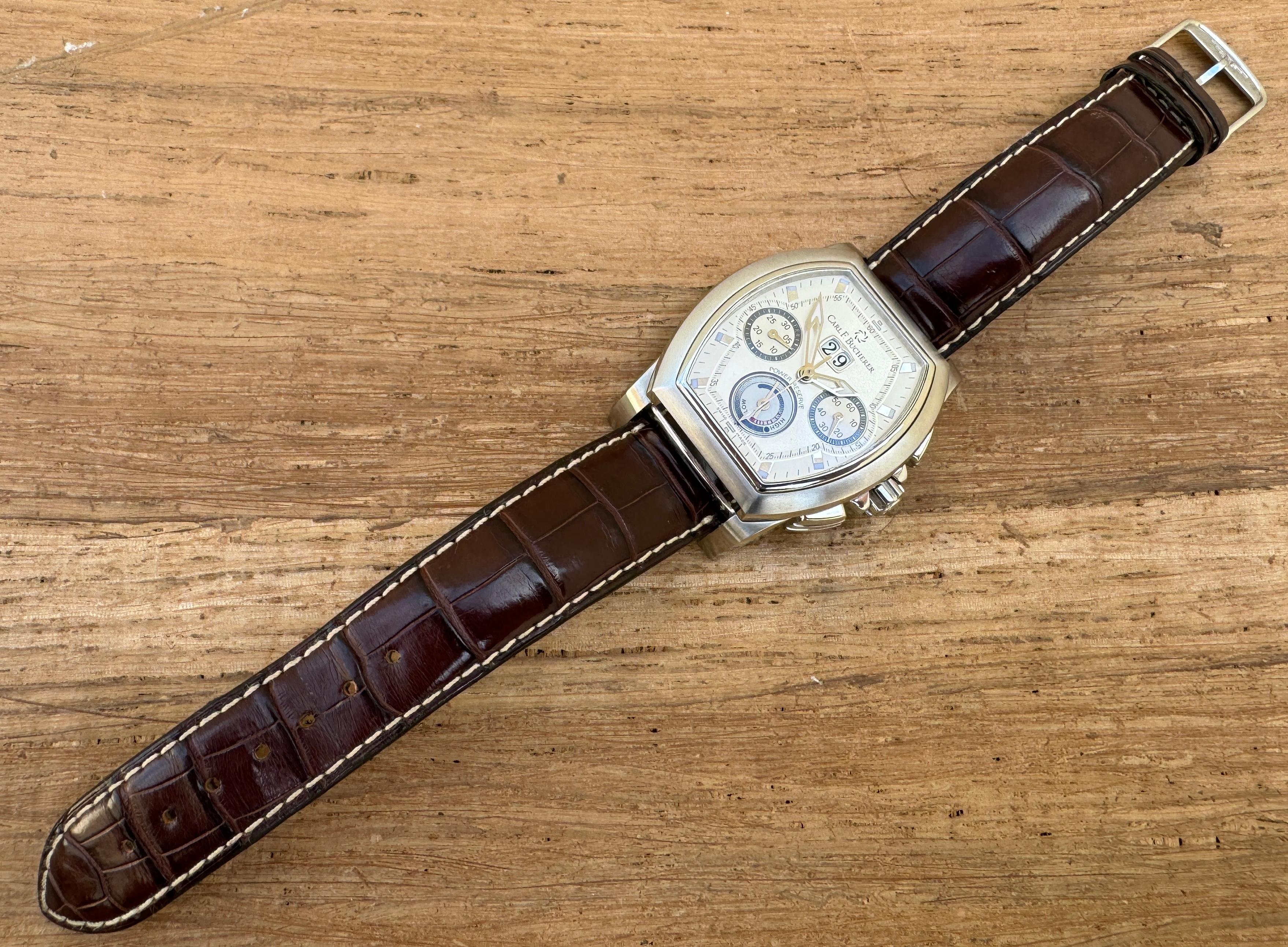 Carl F. Bucherer Patravi Chronograph Superb Automatic Watch For Sale 5
