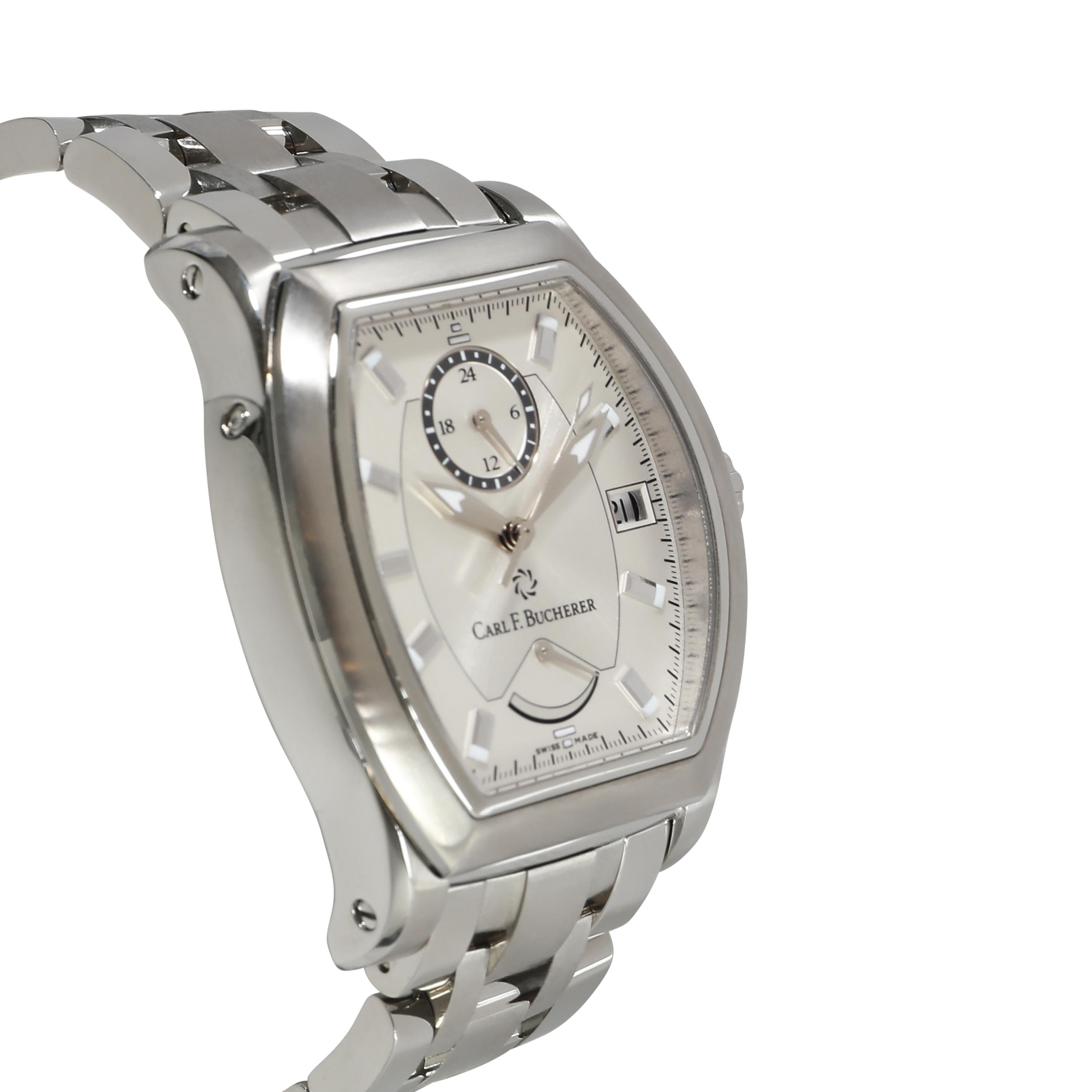 Carl F. Bucherer Patravi T-24 00.10612.08.13.21 Men's Watch in  Stainless Steel For Sale 1