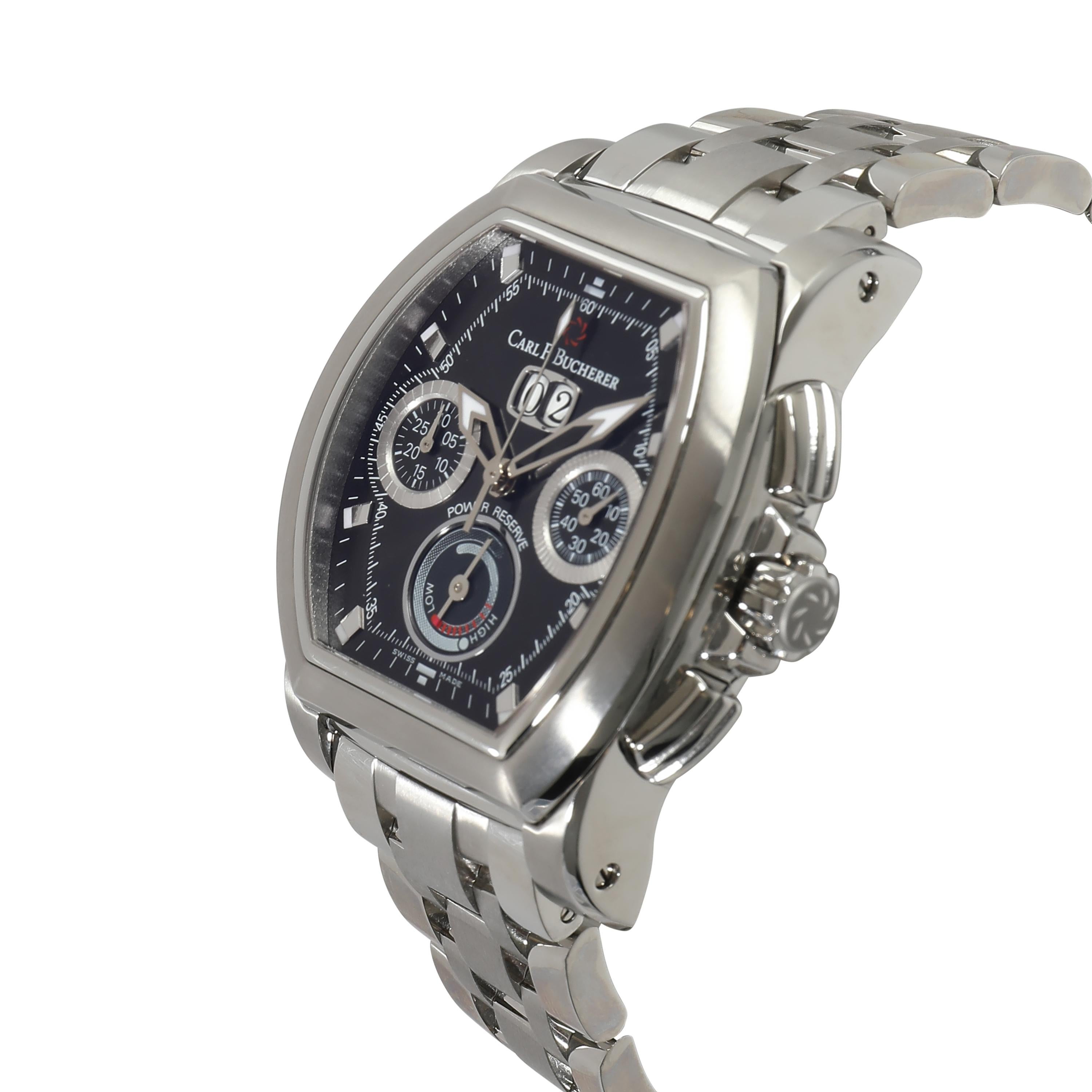 Carl F. Bucherer Patravi T-Graph 00.10615.08.33.21 Men's Watch in  Stainless Ste In Excellent Condition In New York, NY