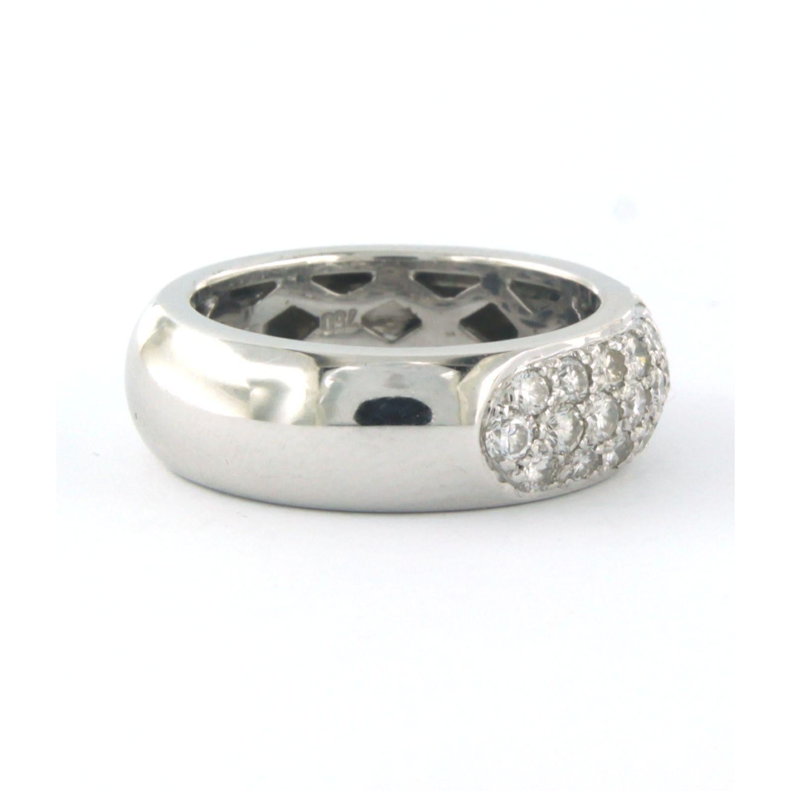 CARL F. BUCHERER - Ring with diamonds 18k white gold For Sale 1