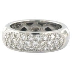 CARL F. BUCHERER - Bague avec diamants en or blanc 18 carats