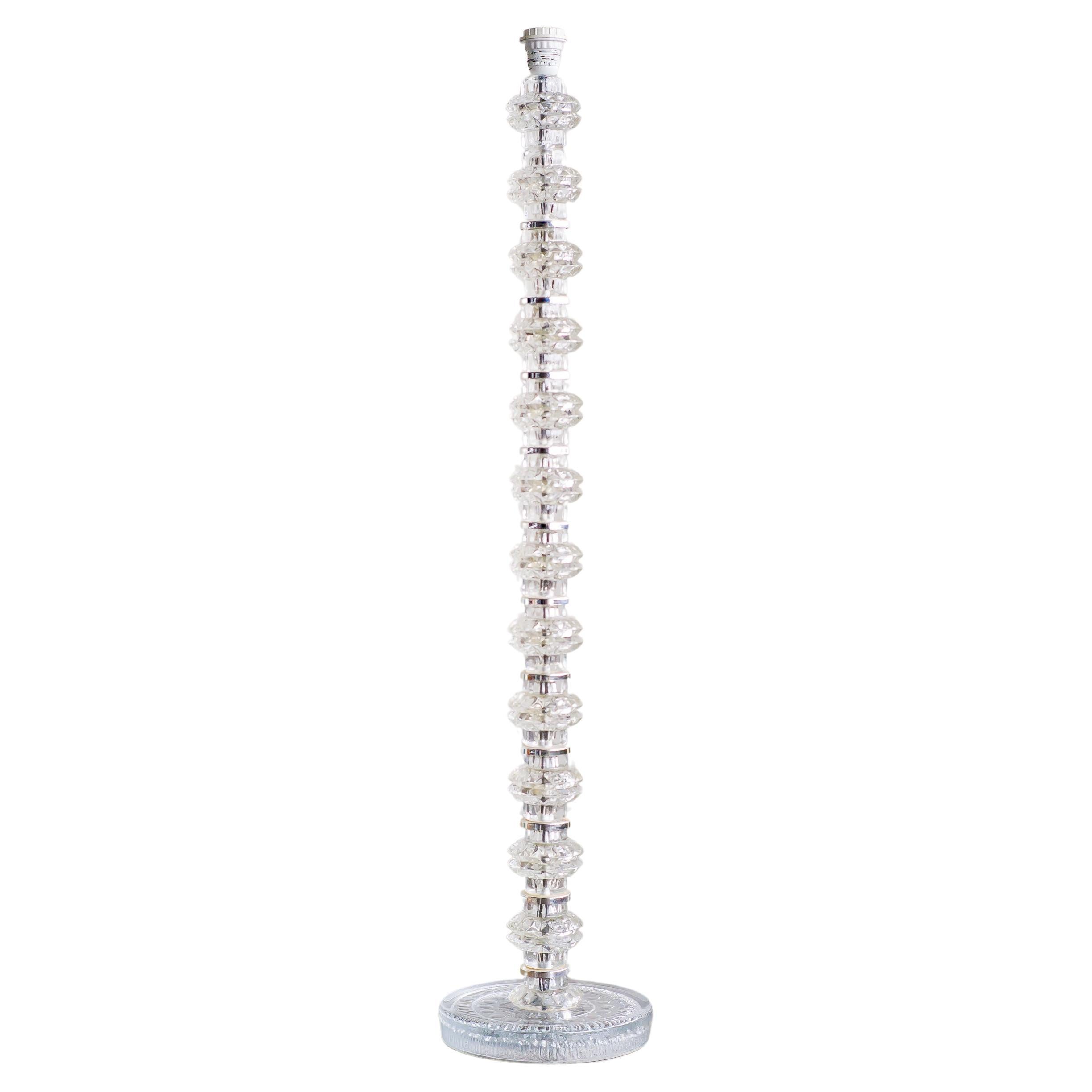 Carl Fagerlund All Chrystal Floor Lamp For Sale