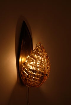 Carl Fagerlund & Bertil Brisborg wall lamp by Orrefors & NK, Sweden, 1950s