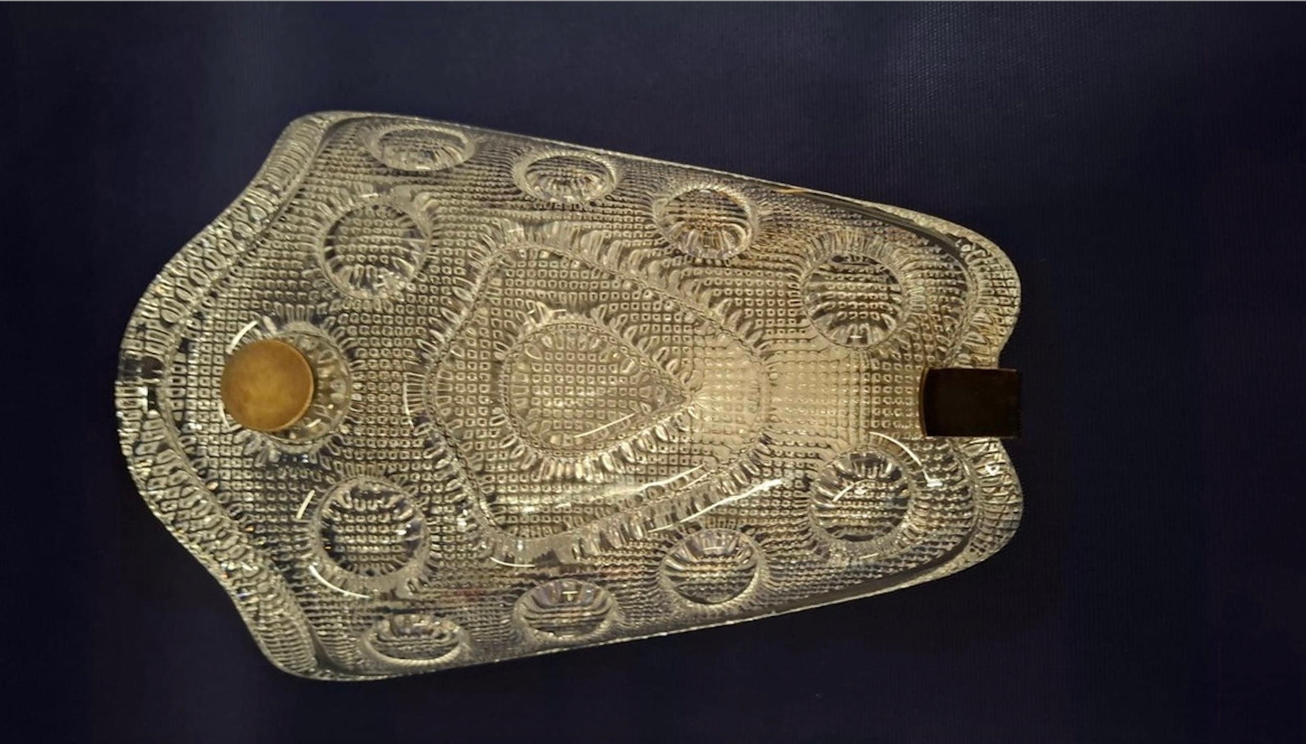 Suédois Carl Fagerlund appliques en laiton et verre Suède 1960 en vente