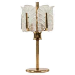 Lámpara de mesa Carl Fagerlund de latón y cristal