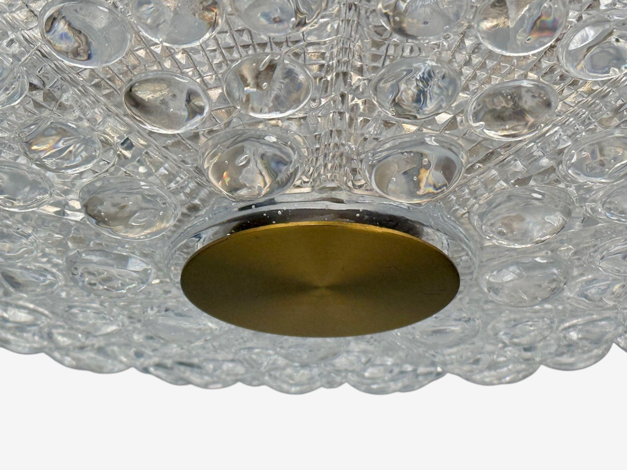 Carl Fagerlund, Brass, Glass, Pendant Lights, Sweden, 1940s For Sale 2