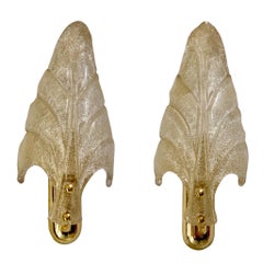 Carl Fagerlund by Orrefors Pair of Sconce, 1980s