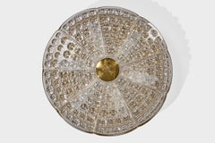 Carl Fagerlund, Lampada da incasso, Ottone, Vetro, Svezia, anni '1950