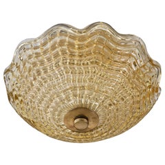 Carl Fagerlund, Monture affleurante, laiton, verre, Suède, années 1950