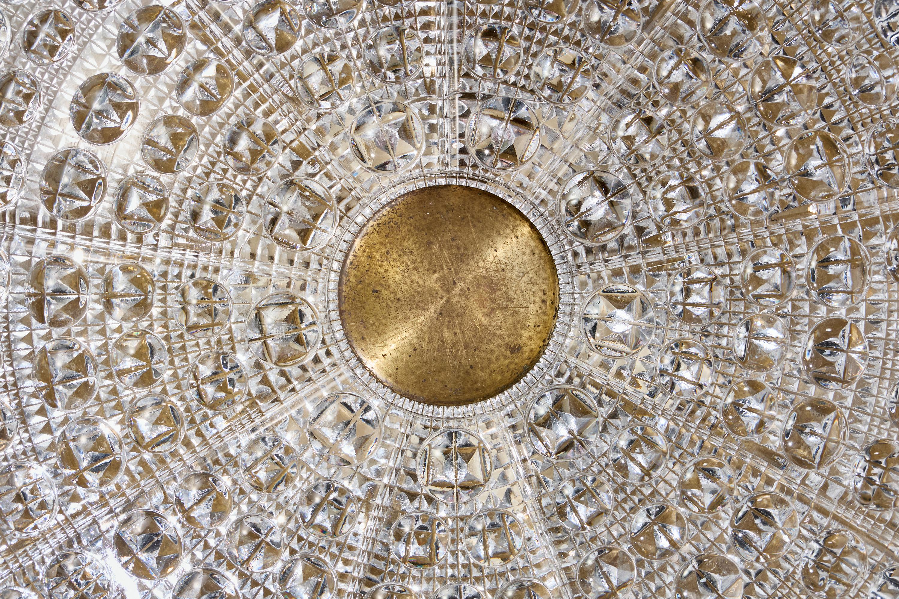 Carl Fagerlund, Soportes de empotrar, Latón, Cristal, Suecia, Años 50 en venta 2