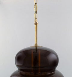 Carl Fagerlund for Orrefors, "Bubble" Ceiling Lamp, Swedish Design, 1970s