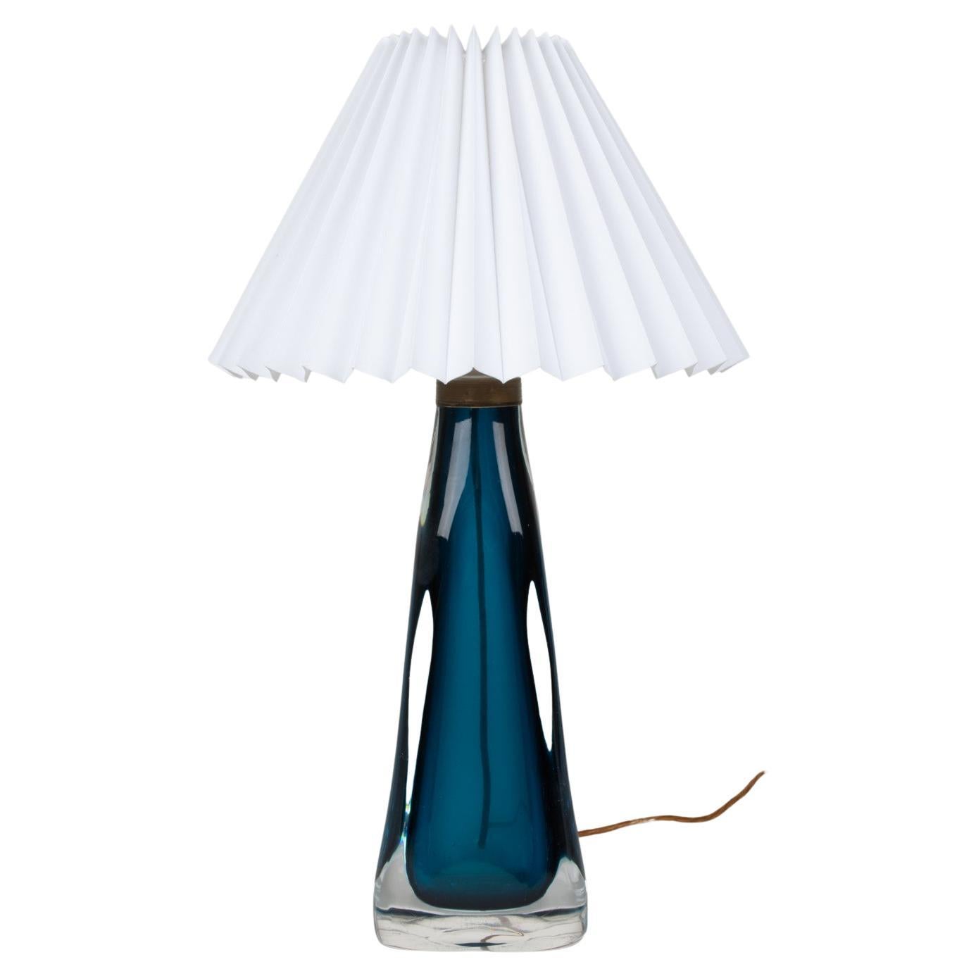 Carl Fagerlund for Orrefors Cased Glass Table Lamp
