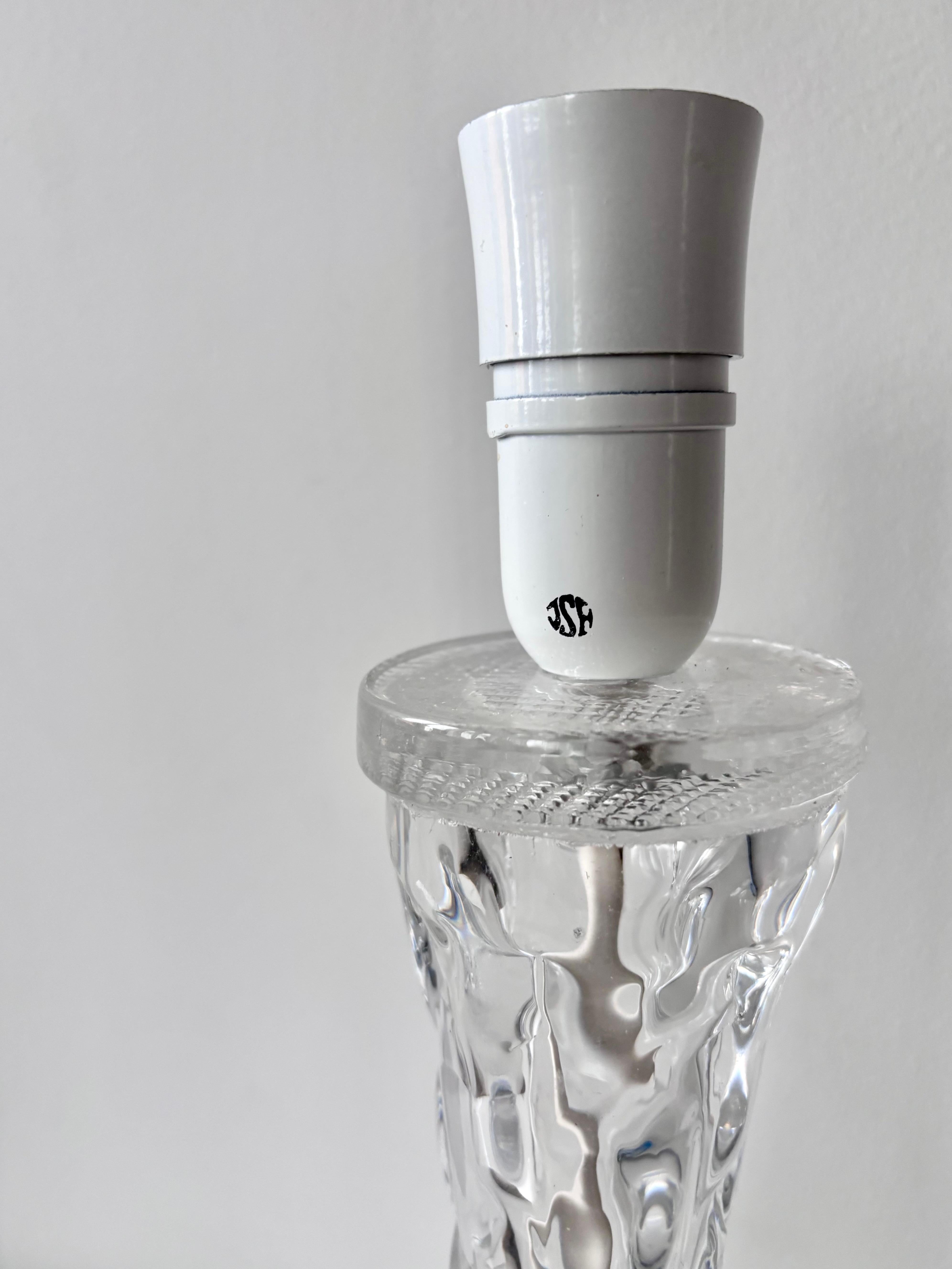 Carl Fagerlund pour Orrefors - Lampe de table en cristal, Suède, vers 1960 en vente 4