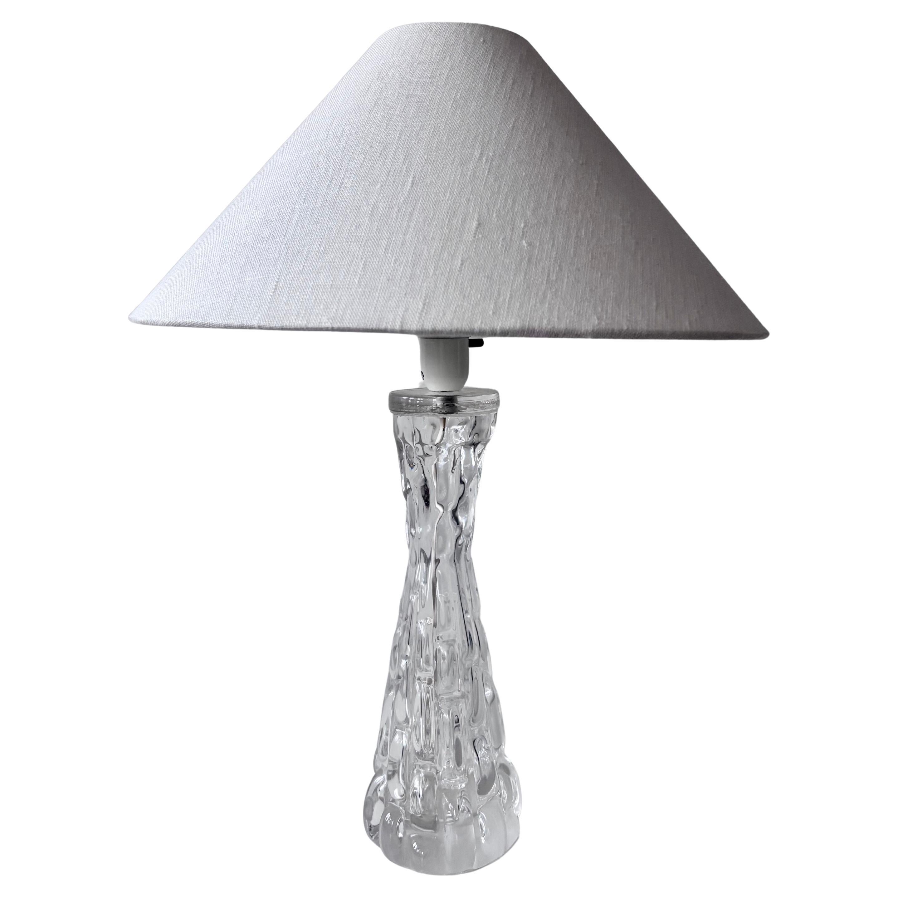 Carl Fagerlund for Orrefors – Crystal Table Lamp, Sweden, circa 1960s