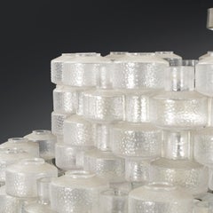 Carl Fagerlund for Orrefors Glass Chandelier