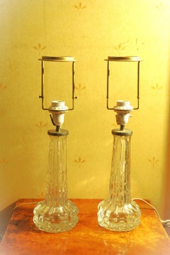 Carl Fagerlund for Orrefors Glass Table Lamp Model RD