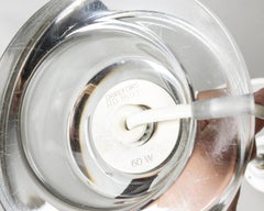 Carl Fagerlund for Orrefors light Glass and metal Sweden 1960