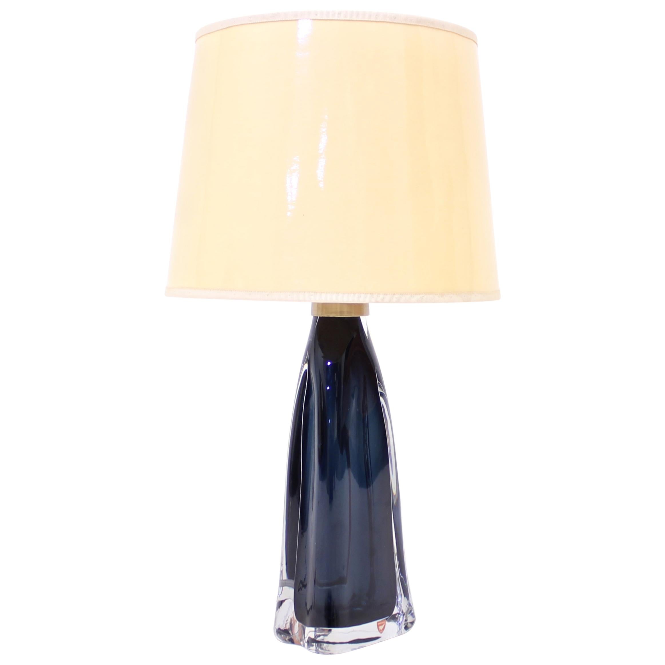 Carl Fagerlund, Glass Table Lamp for Orrefors, 1960s