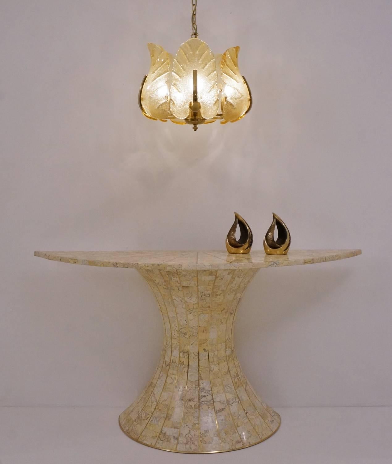 Swedish Carl Fagerlund Orrefors Chandeliers, a Matching Pair, circa 1960