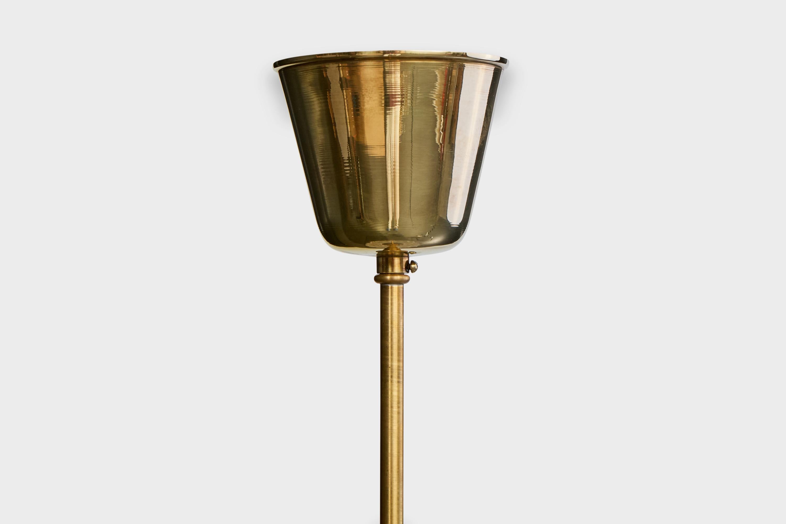 Carl Fagerlund, Lampade a sospensione, Ottone, Vetro, Svezia, anni '60 in vendita 3