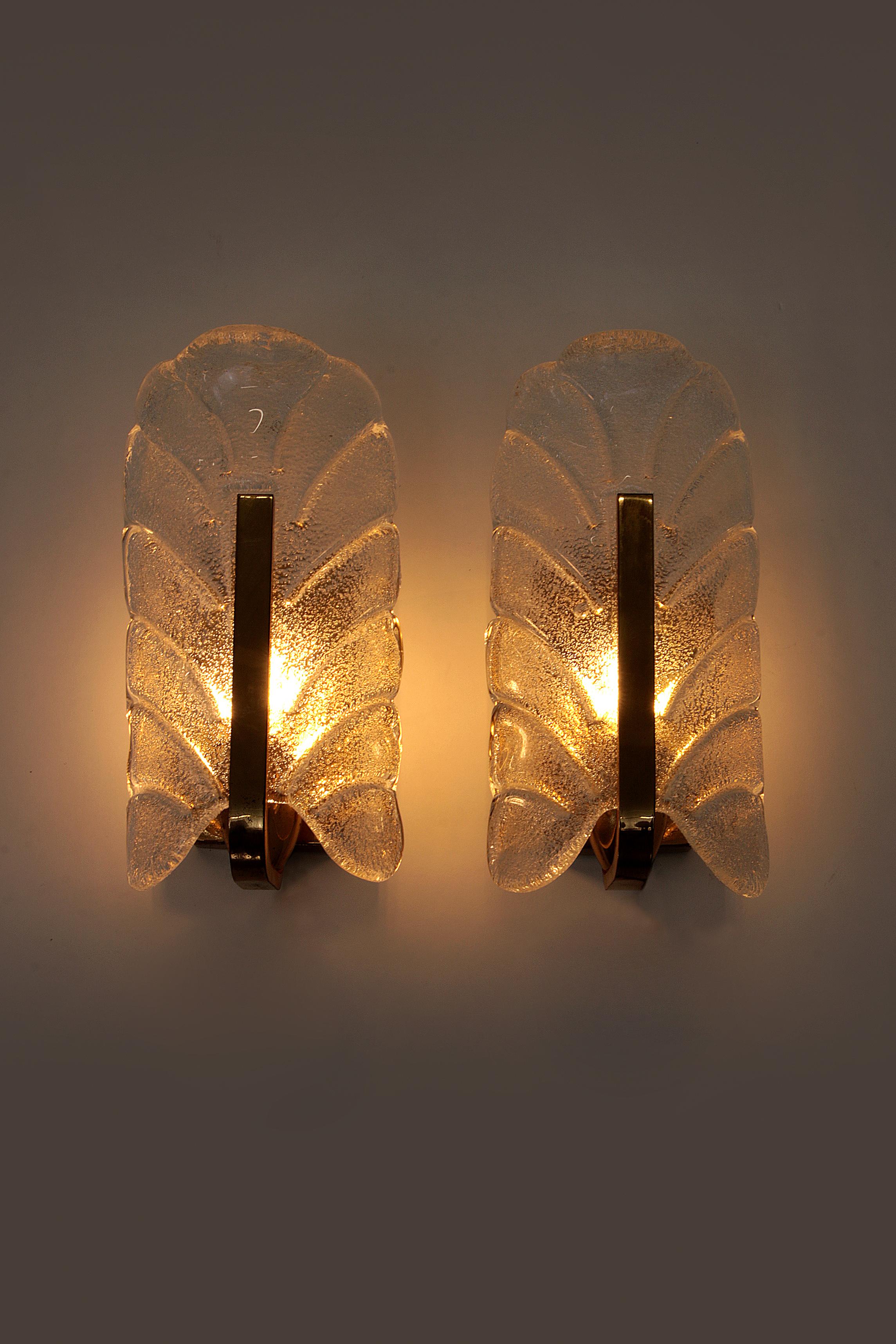 Carl Fagerlund set Wall lamps, 1970 Sweden. In Good Condition For Sale In Oostrum-Venray, NL