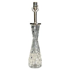 Carl Fagerlund, Swedish Modern, Textured Glass, Table Lamp, Sweden, 1960s
