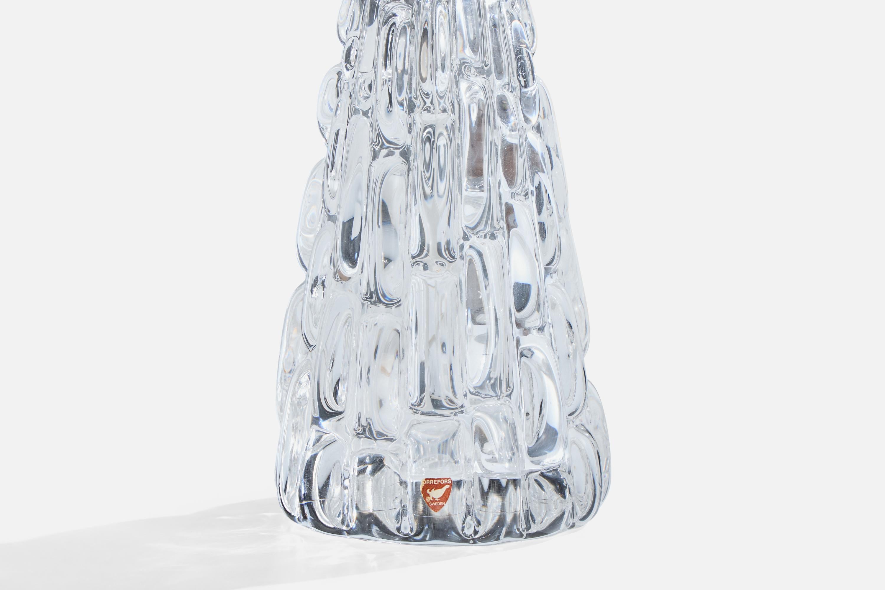 Carl Fagerlund, Table Lamps, Glass, Fabric, Sweden, 1950s For Sale 5
