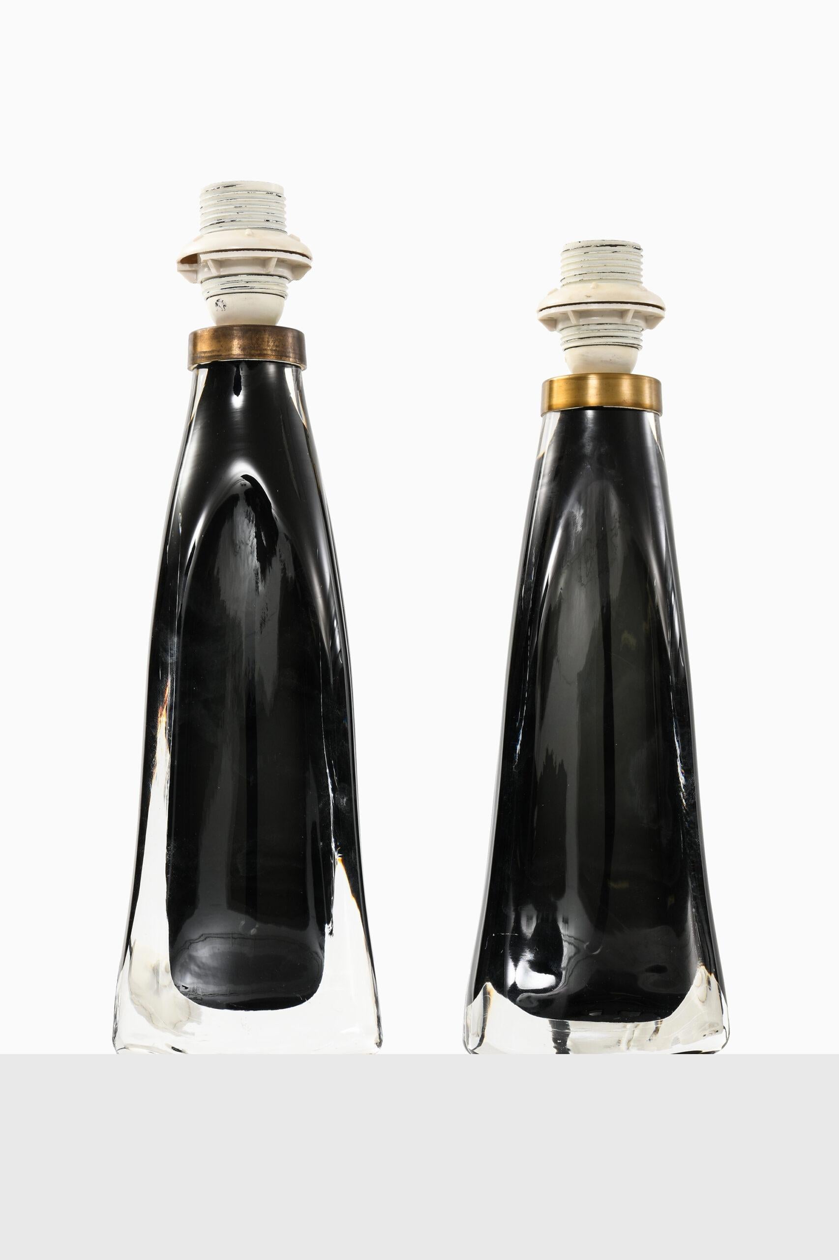 Carl Fagerlund lampes de bureau modèle RD-1323 produites par Orrefors en Suède Bon état - En vente à Limhamn, Skåne län