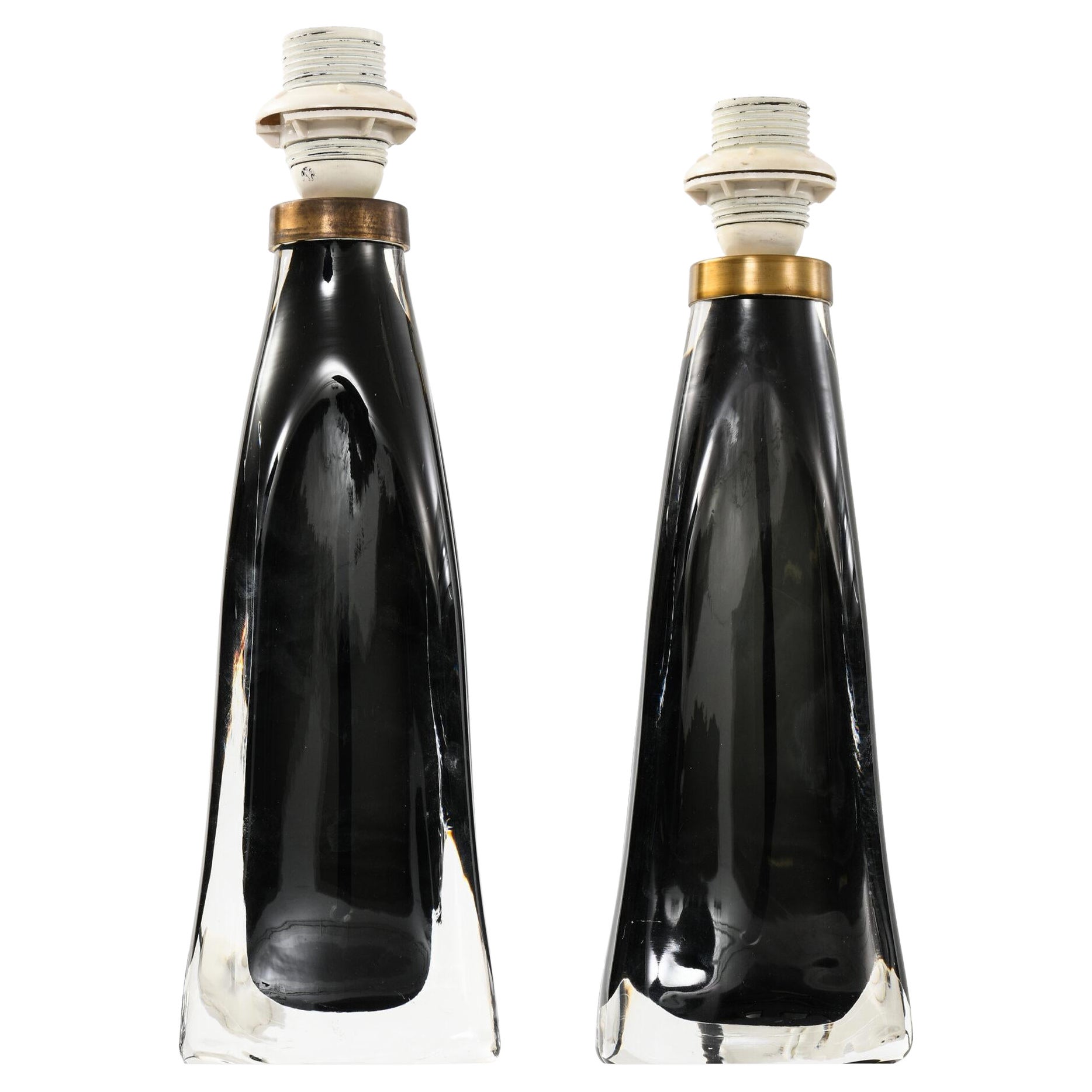Carl Fagerlund lampes de bureau modèle RD-1323 produites par Orrefors en Suède