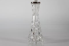 Carl Fagerlund Vintage Table Lamp of Clear Glass for Orrefors, Sweden, 1960s