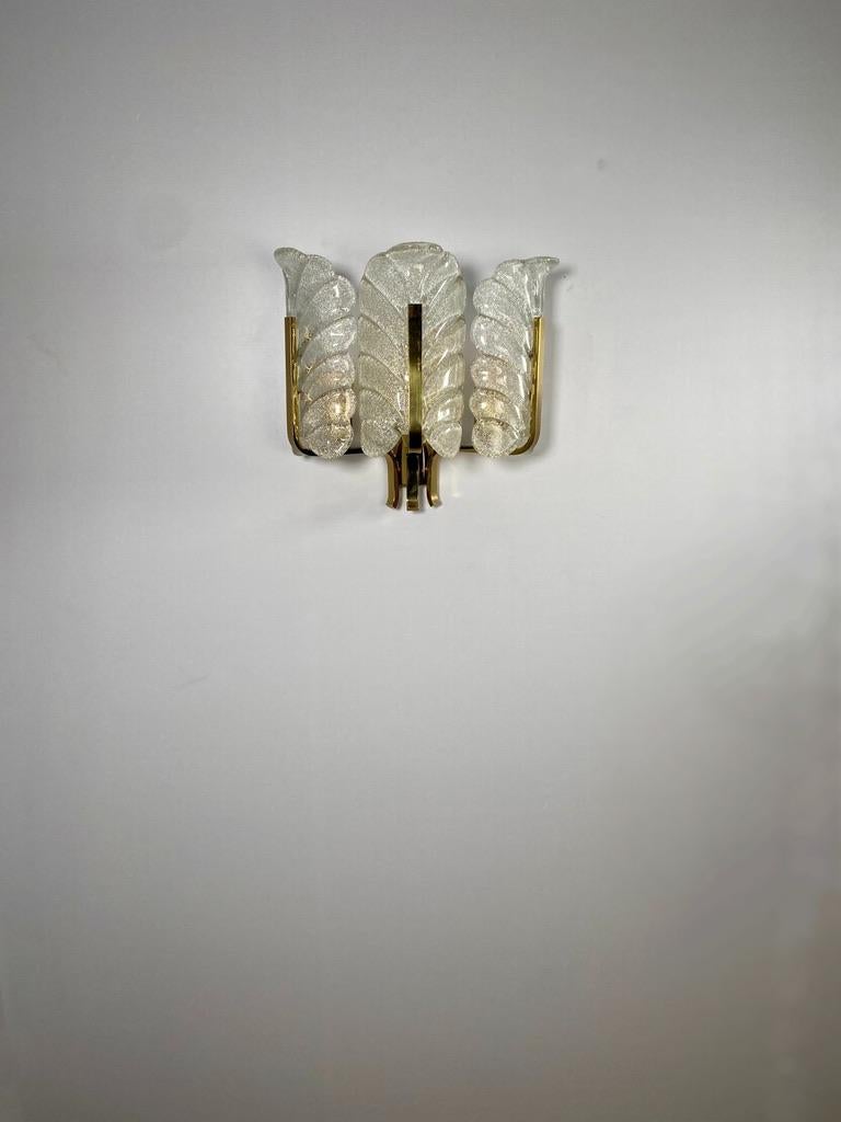 Mid-20th Century Carl Fagerlund wall Light for Orrefors -Sweden- For Sale