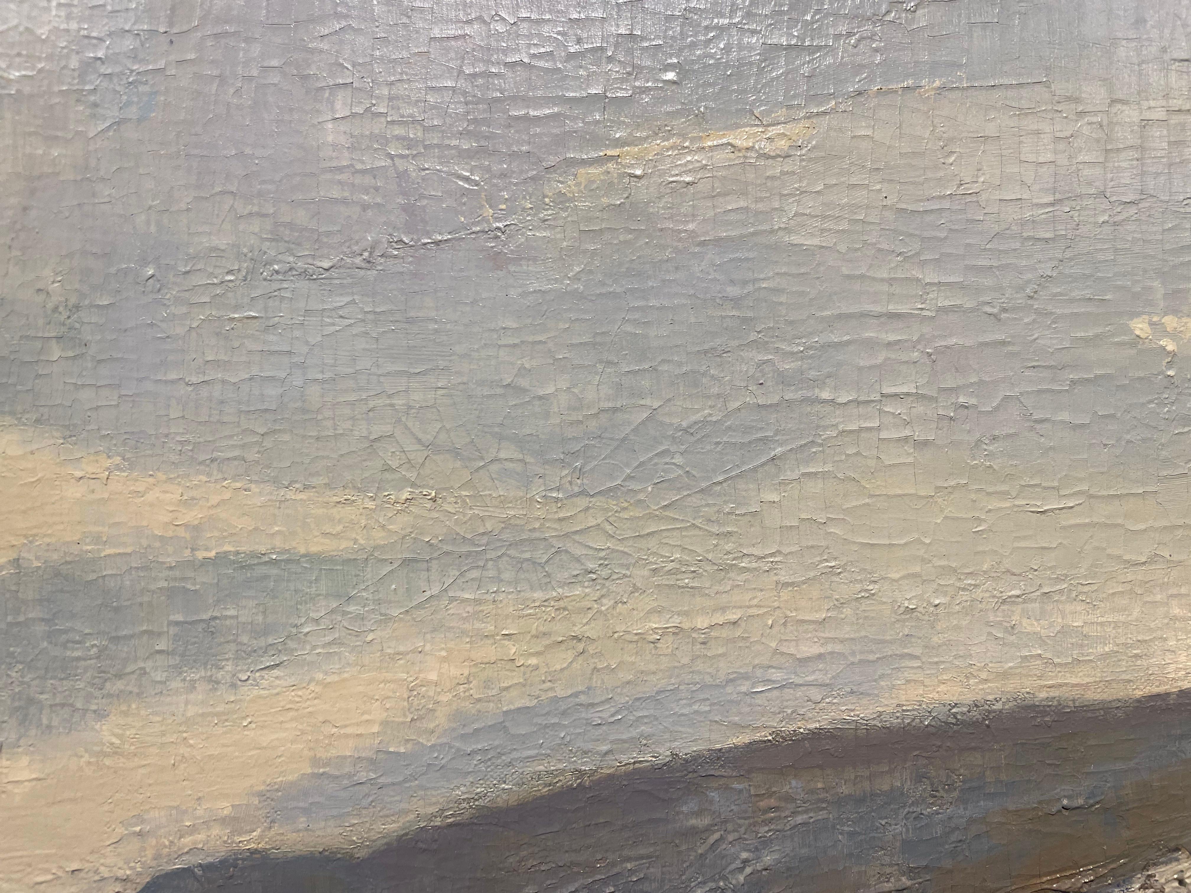 Rocky Cove, Landschaft/ Meereslandschaft des Künstlers der Cleveland School, Mitte des 20. Jahrhunderts im Angebot 7