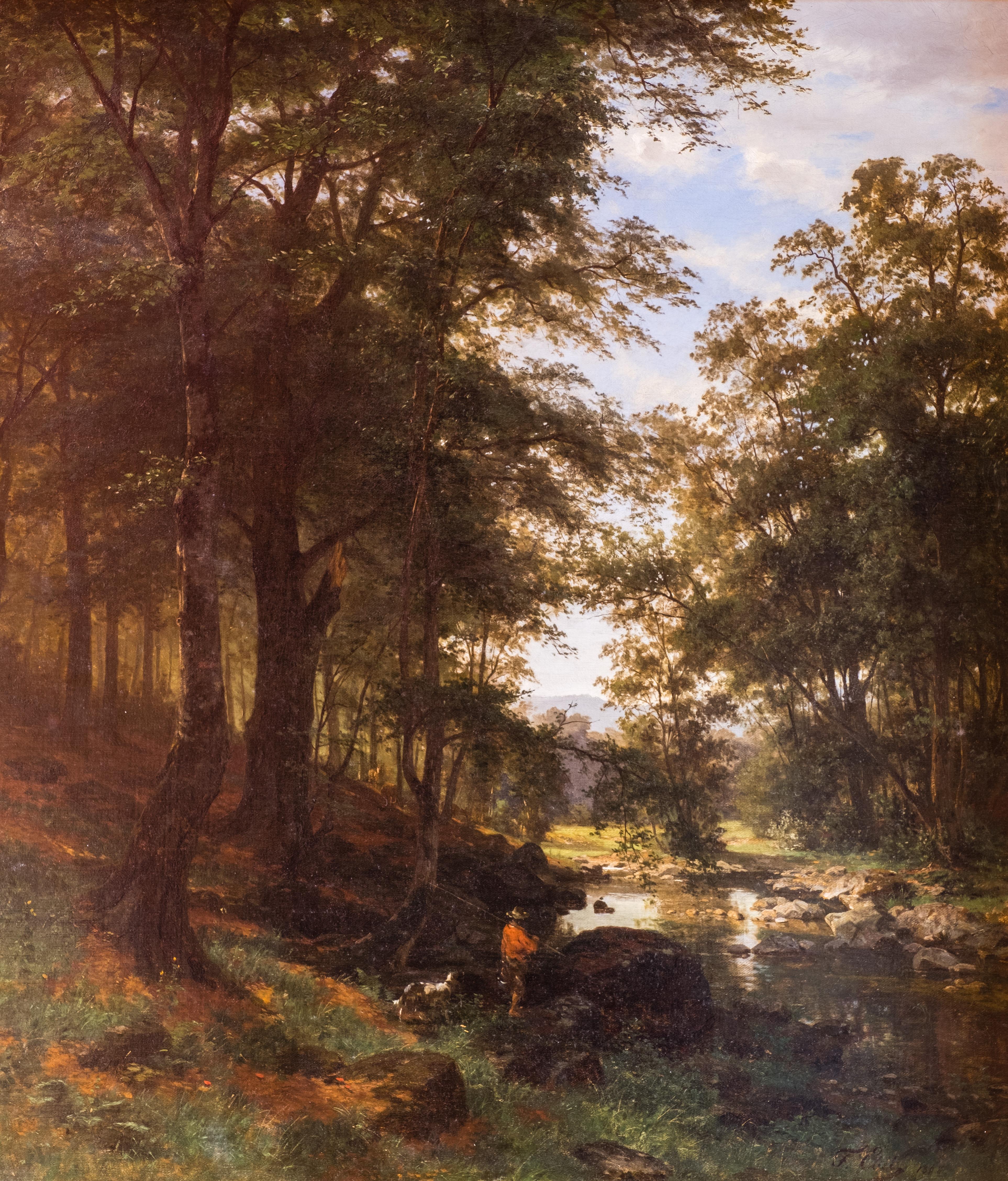 German Landscape - Painting by Carl Friedrich Heinrich Werner