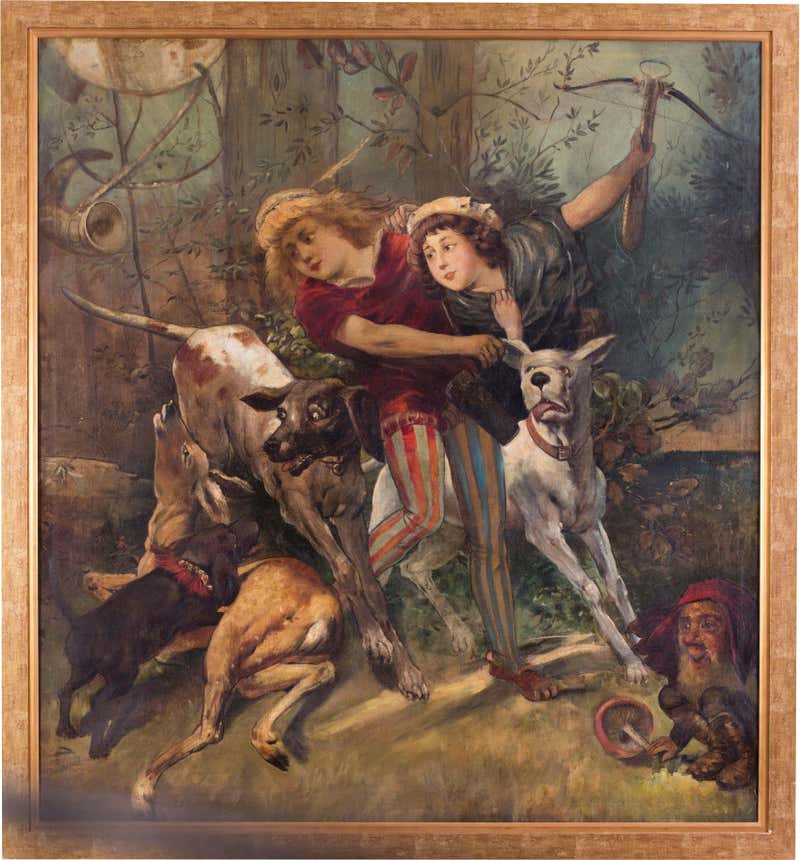 Jean Baptiste Poncet A 19th Century French Classical Painting Of jean-baptiste-poncet-a-19th-century-french-classical-painting-of