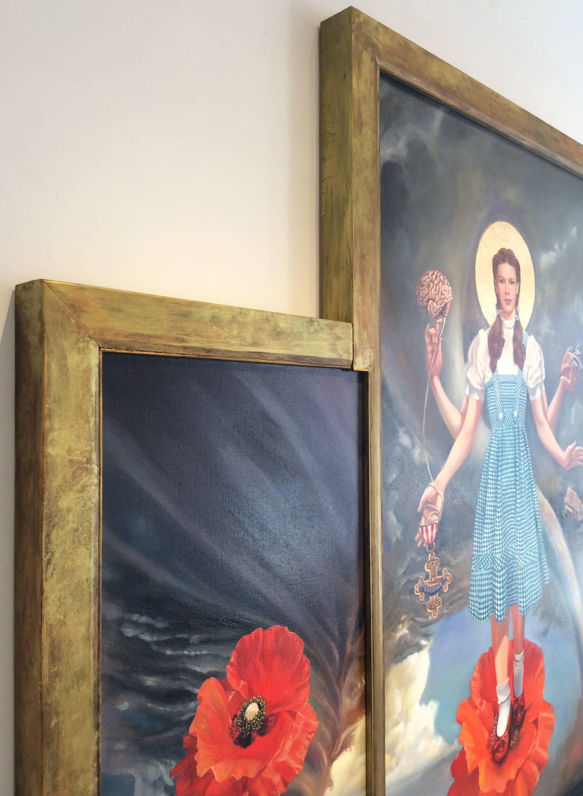The Dorothy Altarpiece (Contemporary Wizard of Oz Icon Style Oil Painting) 5