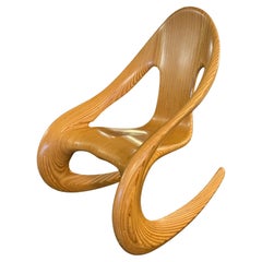 Carl Gromoll Sculptural Rocking Chair, 1983